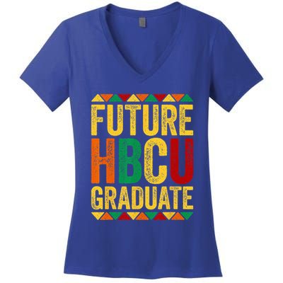 Future HBCU Graduate Historical Black College Alumni Women's V-Neck T-Shirt