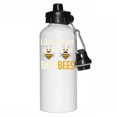 Funny Halloween Gift Look At My Boo Bees Funny Gift Aluminum Water Bottle