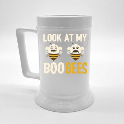 Funny Halloween Gift Look At My Boo Bees Funny Gift Beer Stein