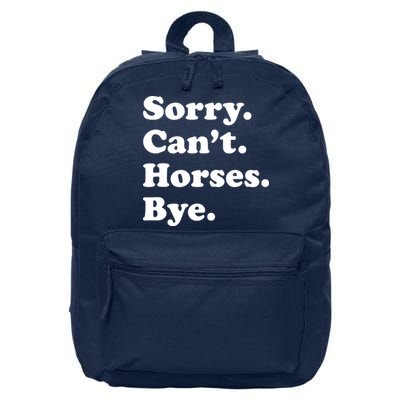 Funny Horse Gift For Men Women Boy Or Girl 16 in Basic Backpack