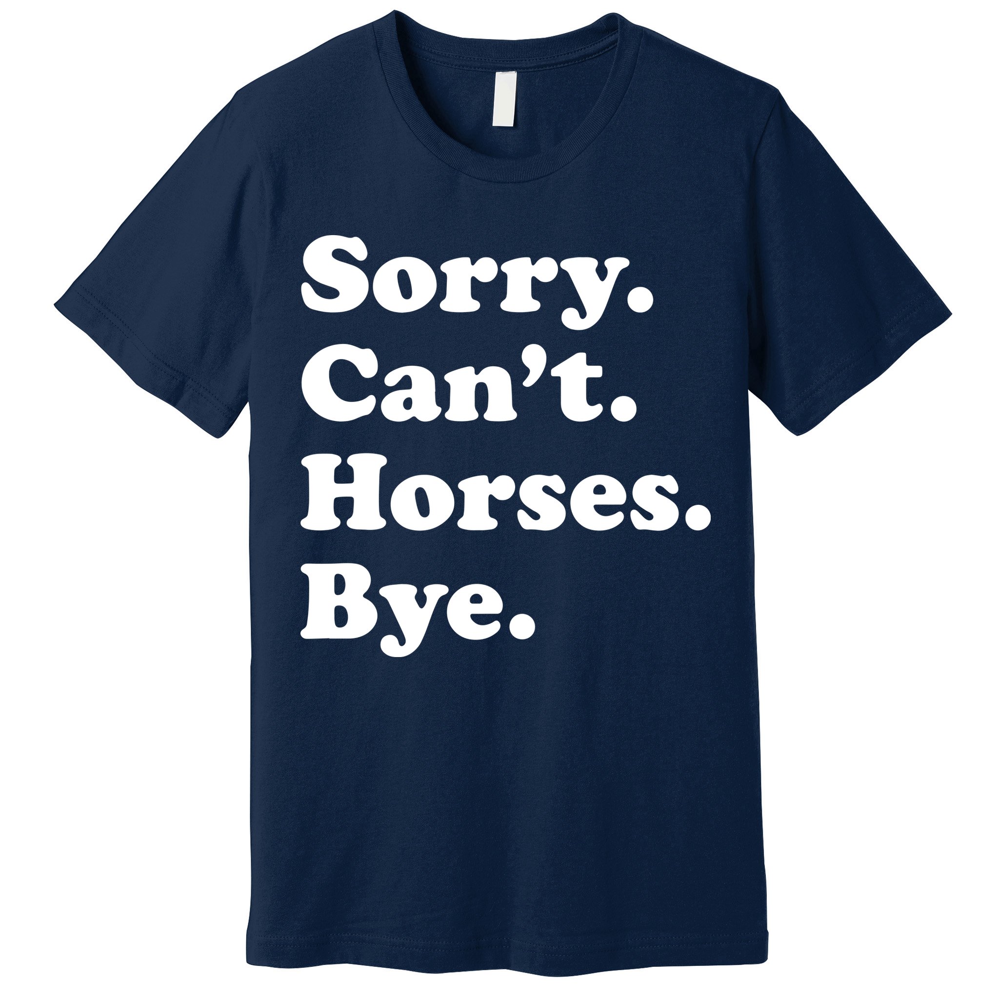 Funny Horse Gift For Men Women Boy Or Girl Premium T-Shirt