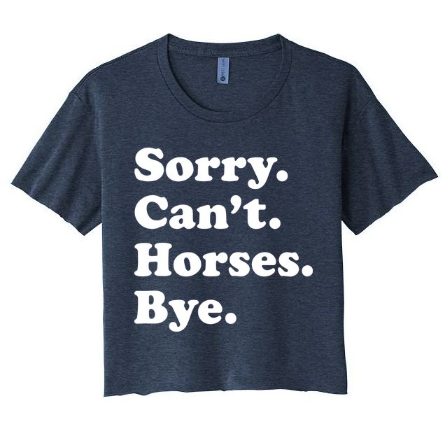 Funny Horse Gift For Men Women Boy Or Girl Crop Top