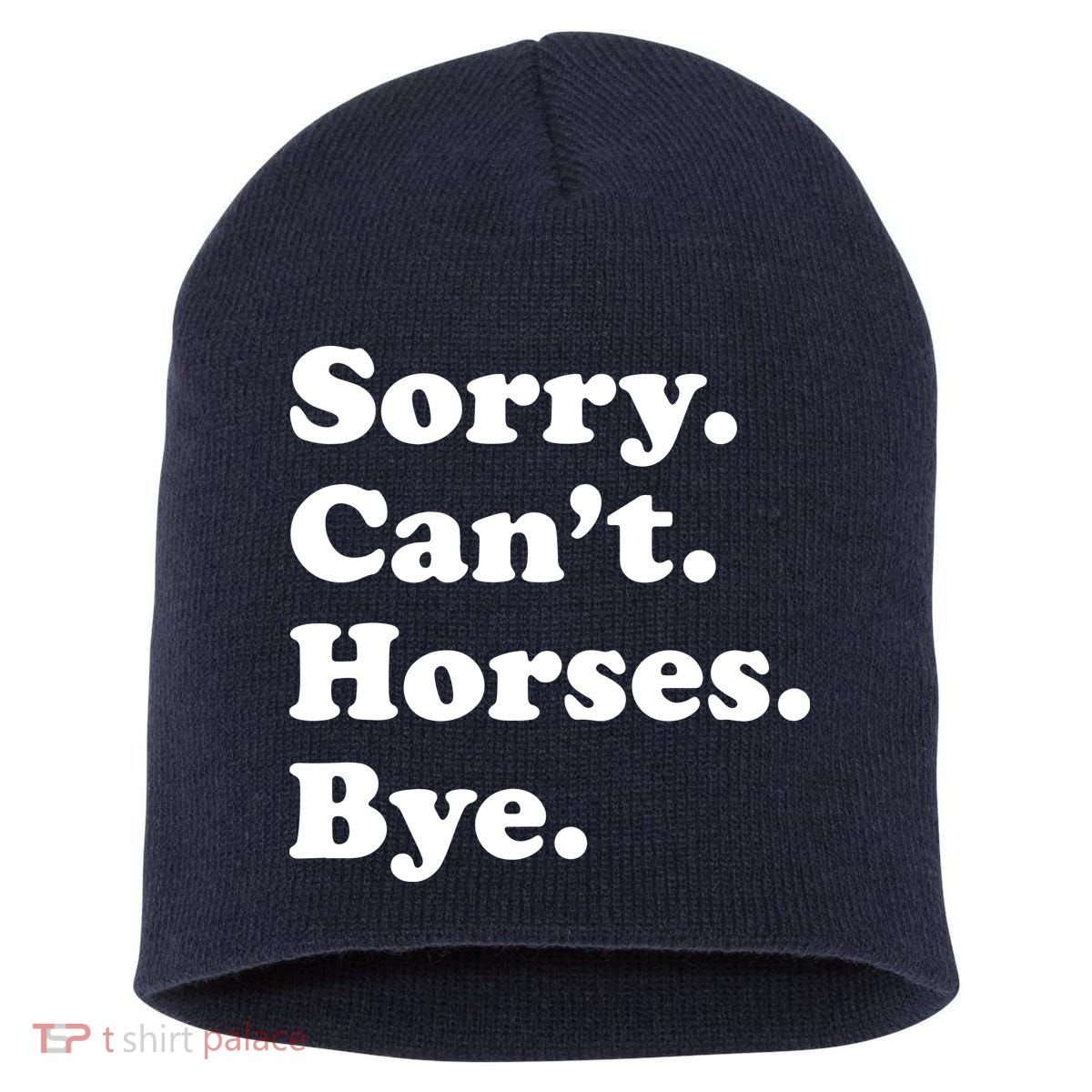 Funny Horse Gift For Men Women Boy Or Girl Short Acrylic Beanie