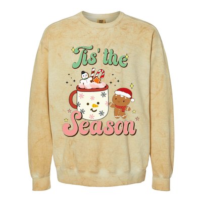 Festive Holiday Gingerbread Pajama Set Colorblast Crewneck Sweatshirt