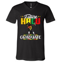 Future HBCU Graduate Afro Black College  V-Neck T-Shirt