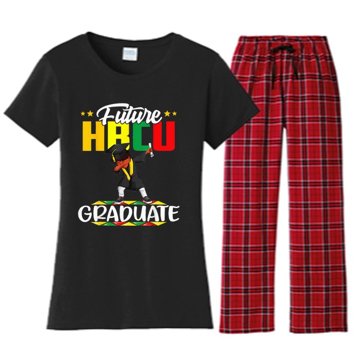 Future HBCU Graduate Afro Black College  Women's Flannel Pajama Set