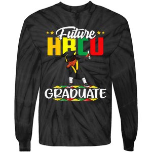 Future HBCU Graduate Afro Black College  Tie-Dye Long Sleeve Shirt