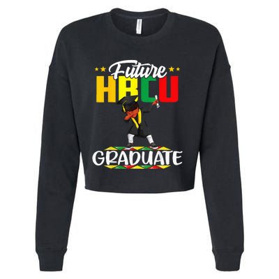 Future HBCU Graduate Afro Black College  Cropped Pullover Crew