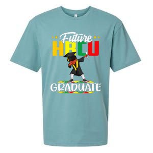 Future HBCU Graduate Afro Black College  Sueded Cloud Jersey T-Shirt