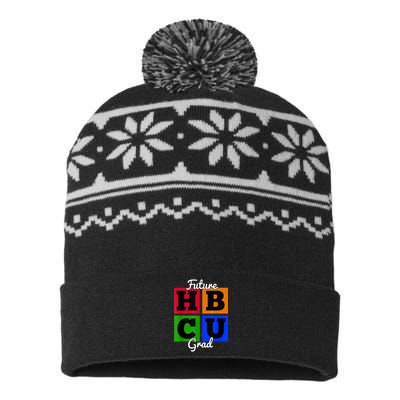 Future HBCU Grad For Kidss And Teens USA-Made Snowflake Beanie