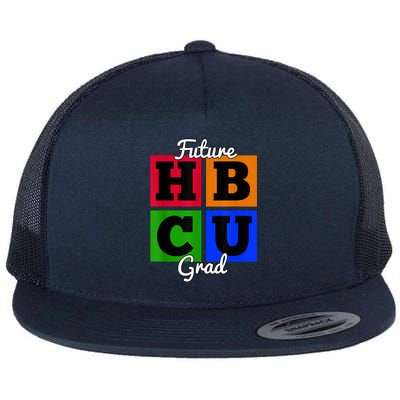 Future HBCU Grad For Kidss And Teens Flat Bill Trucker Hat