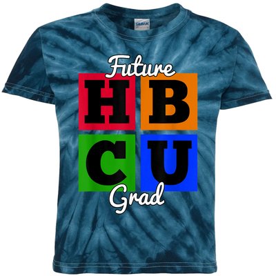 Future HBCU Grad For Kidss And Teens Kids Tie-Dye T-Shirt