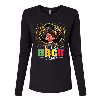 Future Hbcu Grad Black Girl Graduation Hbcu Womens Cotton Relaxed Long Sleeve T-Shirt