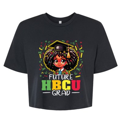 Future Hbcu Grad Black Girl Graduation Hbcu Bella+Canvas Jersey Crop Tee