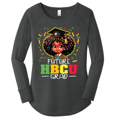 Future Hbcu Grad Black Girl Graduation Hbcu Women's Perfect Tri Tunic Long Sleeve Shirt