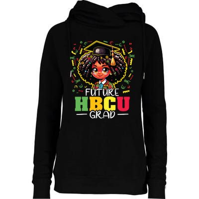 Future Hbcu Grad Black Girl Graduation Hbcu Womens Funnel Neck Pullover Hood