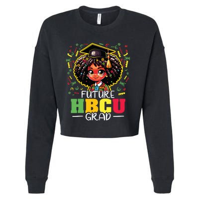 Future Hbcu Grad Black Girl Graduation Hbcu Cropped Pullover Crew