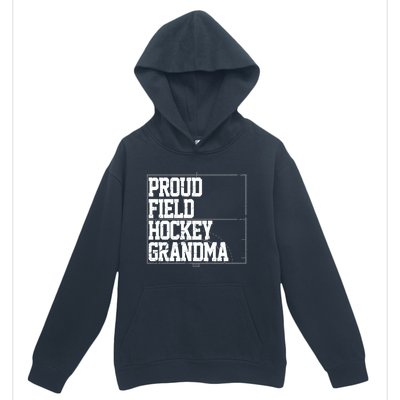 Field Hockey Grandma Cool Gift Vintage Design Urban Pullover Hoodie