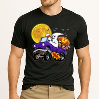 Funny Halloween Ghost Muscle Car Cooling Performance Crew T-Shirt