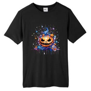 Funny Halloween Goblin Pumpkin Tall Fusion ChromaSoft Performance T-Shirt