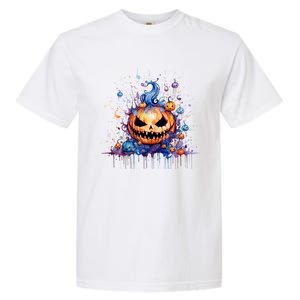 Funny Halloween Goblin Pumpkin Garment-Dyed Heavyweight T-Shirt