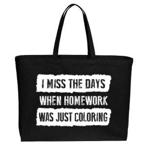 Funny Homework Gift Trending Gift For N And Funny Gift Cotton Canvas Jumbo Tote