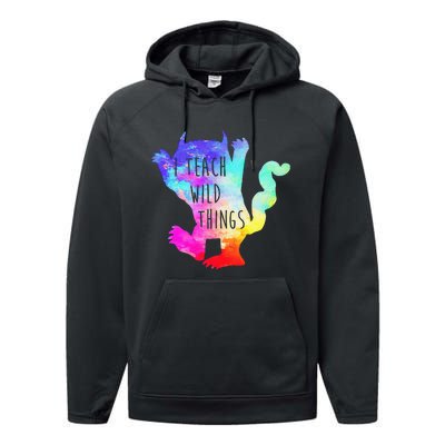 Funny Halloween Gifts for Wild Monster Lovers Performance Fleece Hoodie