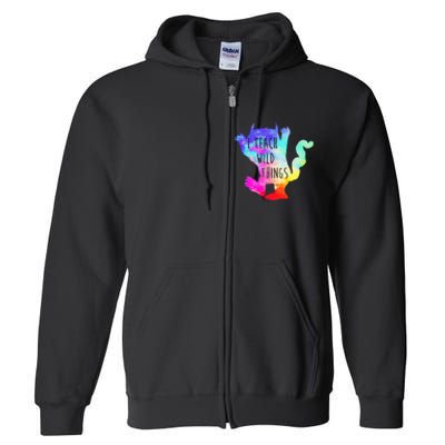 Funny Halloween Gifts for Wild Monster Lovers Full Zip Hoodie