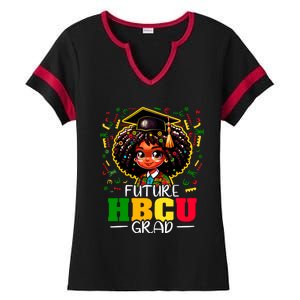 Future Hbcu Grad Black Girl Graduation Hbcu Ladies Halftime Notch Neck Tee