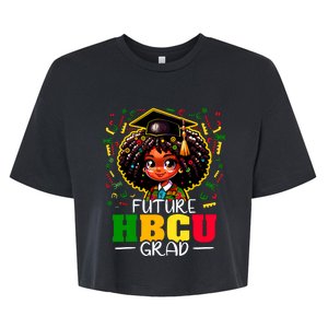 Future Hbcu Grad Black Girl Graduation Hbcu Bella+Canvas Jersey Crop Tee