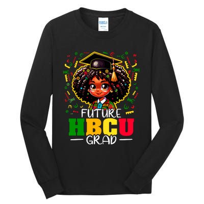 Future Hbcu Grad Black Girl Graduation Hbcu Tall Long Sleeve T-Shirt