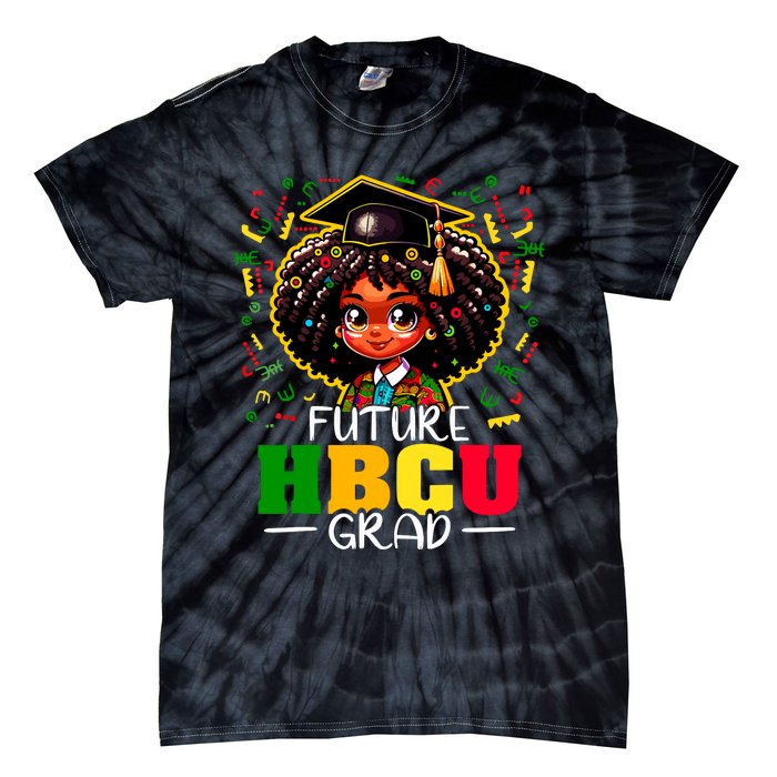 Future Hbcu Grad Black Girl Graduation Hbcu Tie-Dye T-Shirt