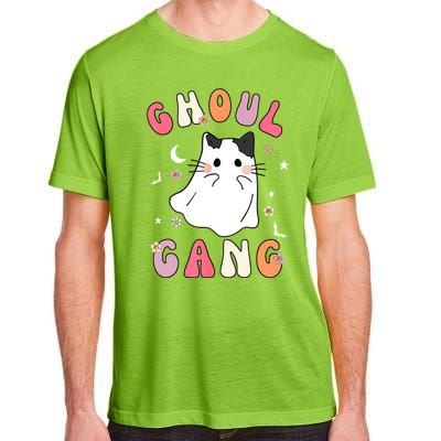 Funny Halloween Ghoul Gang Groovy Hey Boo Pumpkin Cat Lover Gift Adult ChromaSoft Performance T-Shirt