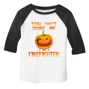 Firefighter Halloween Gift Scary Firefighter Costume Cute Gift Toddler Fine Jersey T-Shirt