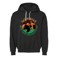 Funny Halloween Get In Loser We're Saving Halloweentown Grim Reaper Skeleton Garment-Dyed Fleece Hoodie