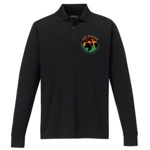 Funny Halloween Get In Loser We're Saving Halloweentown Grim Reaper Skeleton Performance Long Sleeve Polo