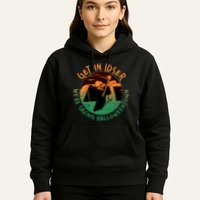 Funny Halloween Get In Loser We're Saving Halloweentown Grim Reaper Skeleton Hoodie