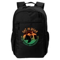 Funny Halloween Get In Loser We're Saving Halloweentown Grim Reaper Skeleton Backpack