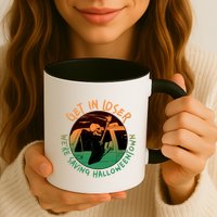 Funny Halloween Get In Loser We're Saving Halloweentown Grim Reaper Skeleton Coffee Mug
