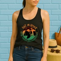 Funny Halloween Get In Loser We're Saving Halloweentown Grim Reaper Skeleton Womens Tank Top