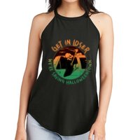 Funny Halloween Get In Loser We're Saving Halloweentown Grim Reaper Skeleton Women's Perfect Tri Rocker Tank