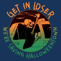 Funny Halloween Get In Loser We're Saving Halloweentown Grim Reaper Skeleton Infant Baby Jersey Bodysuit