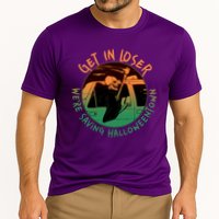 Funny Halloween Get In Loser We're Saving Halloweentown Grim Reaper Skeleton Performance Shirt
