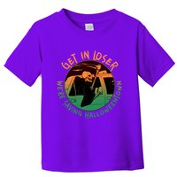 Funny Halloween Get In Loser We're Saving Halloweentown Grim Reaper Skeleton Toddler T-Shirt