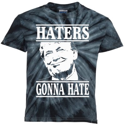 Funny Haters Gonna Hate Donald Trump President Kids Tie-Dye T-Shirt