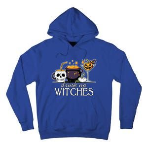 Funny Halloween Gift Up Witches Cocktail Skull Cup Gift Tall Hoodie