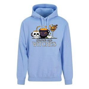 Funny Halloween Gift Up Witches Cocktail Skull Cup Gift Unisex Surf Hoodie