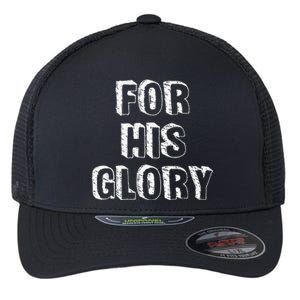 For His Glory Jesus Praise Band Worship Team Leader Flexfit Unipanel Trucker Cap