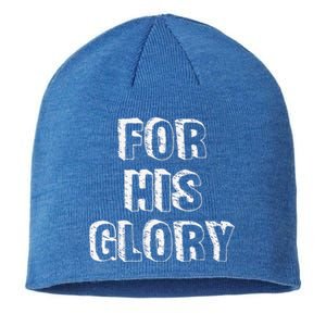 For His Glory Jesus Praise Band Worship Team Leader Sustainable Beanie