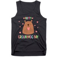 Funny Happy Groundhog Day 2024 Tank Top